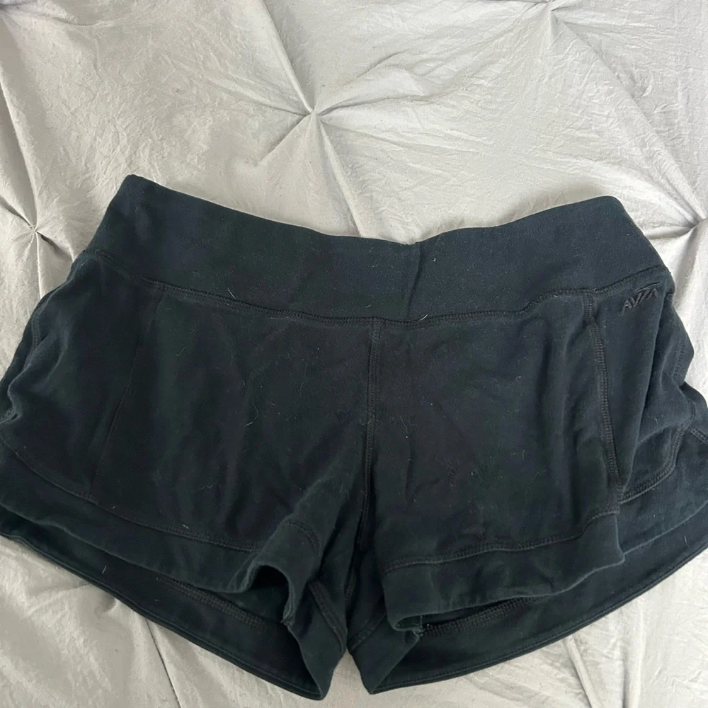 Women's Black and Gray Athletic Shorts.  Set of 2 - Picture 6 of 8
